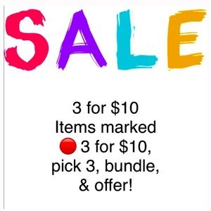 ❤️ SALE - Search for “3" for $10 items and BUNDLE